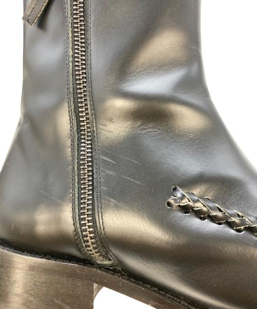 HEREU（ヘリュー）HEREU (ヘリュー) Metla ポリッシュド ブーツ ブラック サイズ:SIZE38の古着・服飾アイテム