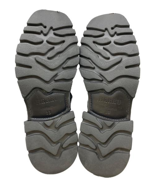 HEREU（ヘリュー）HEREU (ヘリュー) ソラー スポーツ トレッドソール Tバーローファー ブラック サイズ:SIZE38の古着・服飾アイテム