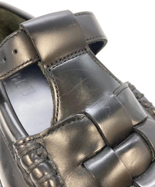 HEREU（ヘリュー）HEREU (ヘリュー) ソラー スポーツ トレッドソール Tバーローファー ブラック サイズ:SIZE38の古着・服飾アイテム