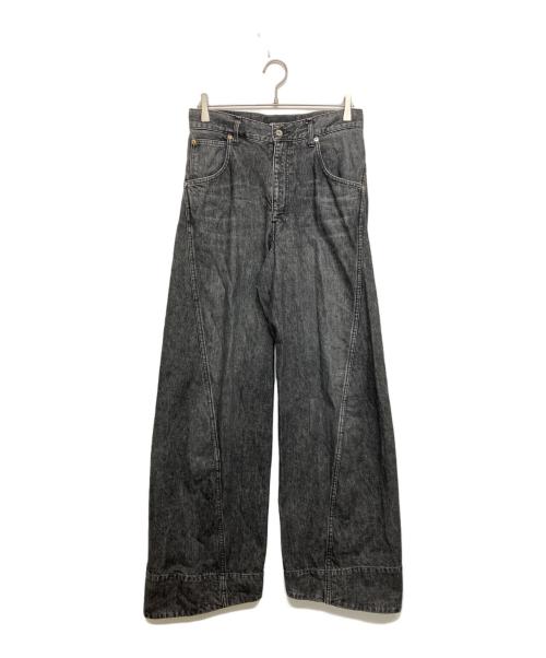 YUKI HASHIMOTO（ユウキハシモト）YUKI HASHIMOTO (ユウキハシモト) TWISTED JEANS ブラック サイズ:SIZE44の古着・服飾アイテム