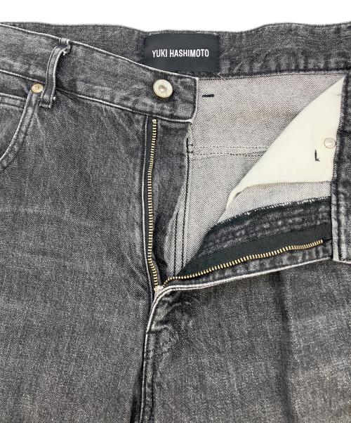YUKI HASHIMOTO（ユウキハシモト）YUKI HASHIMOTO (ユウキハシモト) TWISTED JEANS ブラック サイズ:SIZE44の古着・服飾アイテム