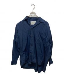 KOLOR（カラー）の古着「ドッキングシャツ」｜ネイビー