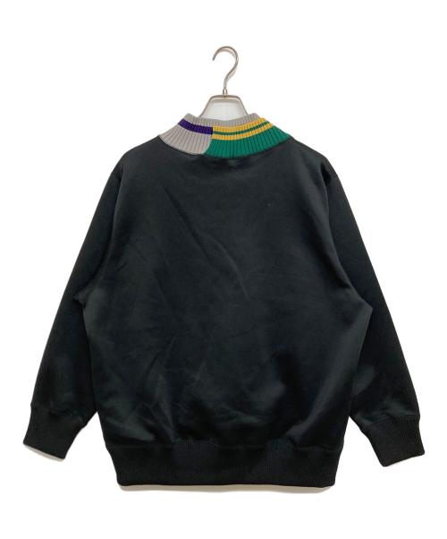 KOLOR（カラー）KOLOR (カラー) P/R/P MIX V-NECK SWEAT／ダンボールニット ブラック サイズ:SIZE2の古着・服飾アイテム