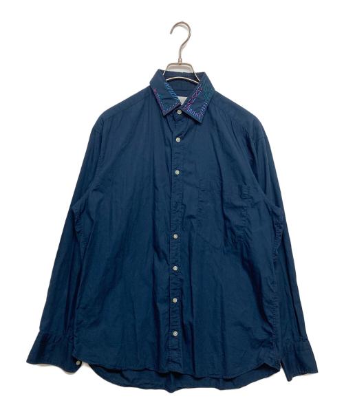 KOLOR（カラー）KOLOR (カラー) ステッチディテールシャツ ネイビー サイズ:SIZE3の古着・服飾アイテム