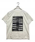 MM6 Maison Margielaエムエムシックスメゾンマルジェラ）の古着「BACKGAMMON PRINTED TEE」｜ホワイト