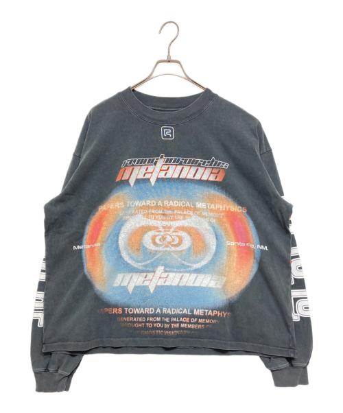 RRR123（リヴィントンロイレビス）RRR123 (リヴィントンロイレビス) DIVINITY PAPER GARDEN LS TEE ブラック サイズ:SIZE L 未使用品の古着・服飾アイテム