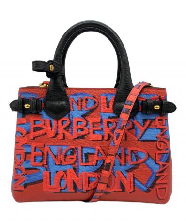 中古・古着通販】BURBERRY (バーバリー) Small Banner Graffiti Tote