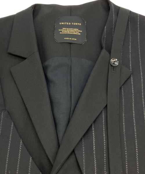 UNITED TOKYO（ユナイテッドトーキョー）UNITED TOKYO (ユナイテッドトーキョー) メリダテーラードワンピース ブラック サイズ:SIZE Freeの古着・服飾アイテム