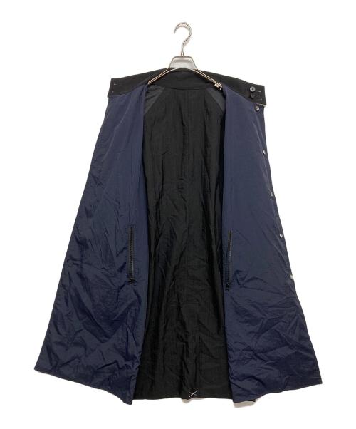theory project（セオリープロジェクト）theory project (セオリープロジェクト) リバーシブルナイロンコート ブラック×ネイビー サイズ:SIZE Sの古着・服飾アイテム