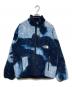 SUPREME（シュプリーム）の古着「Bleached Denim Print Fleece Jacket」｜ブルー