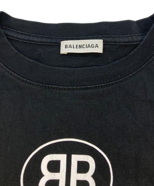 BALENCIAGA（バレンシアガ）BALENCIAGA (バレンシアガ) BBロゴ 半袖クルーネックTシャツ ブラック サイズ:SIZE Mの古着・服飾アイテム