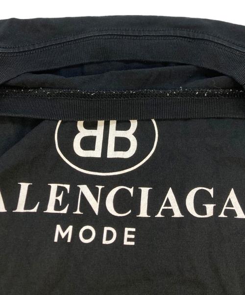 BALENCIAGA（バレンシアガ）BALENCIAGA (バレンシアガ) BBロゴ 半袖クルーネックTシャツ ブラック サイズ:SIZE Mの古着・服飾アイテム