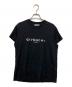 GIVENCHY（ジバンシィ）の古着「ダメージロゴカットソー」｜ブラック