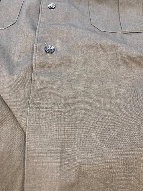 COMOLI（コモリ）COMOLI (コモリ) バンドカラー プルオーバーカーゴシャツ カーキ サイズ:SIZE3の古着・服飾アイテム