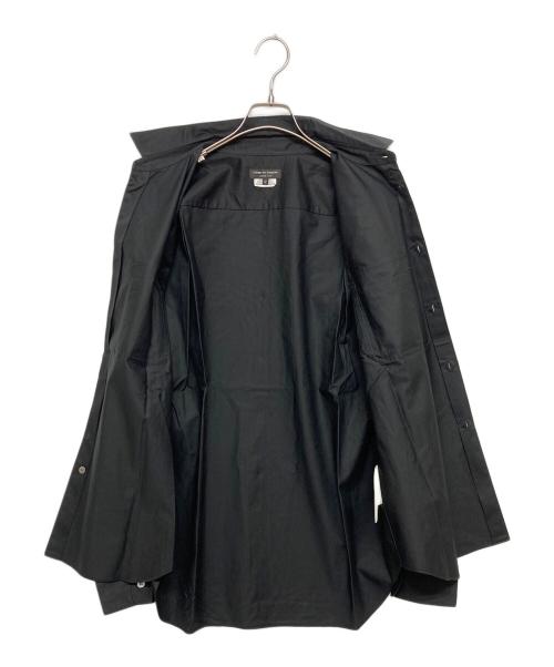 COMME des GARCONS HOMME PLUS（コムデギャルソンオムプリュス）COMME des GARCONS HOMME PLUS (コムデギャルソンオムプリュス) メタルボタンミリタリーポケットアーミーシャツ ブラック サイズ:SIZE Mの古着・服飾アイテム