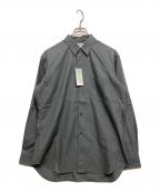 COMME des GARCONS SHIRTコムデギャルソンシャツ）の古着「Cotton Poplin Shirt Narrow Classic A/シャツ」｜グレー