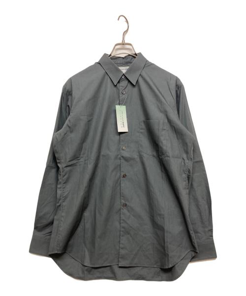 COMME des GARCONS SHIRT（コムデギャルソンシャツ）COMME des GARCONS SHIRT (コムデギャルソンシャツ) Cotton Poplin Shirt Narrow Classic A/シャツ グレー サイズ:SIZE S 未使用品の古着・服飾アイテム