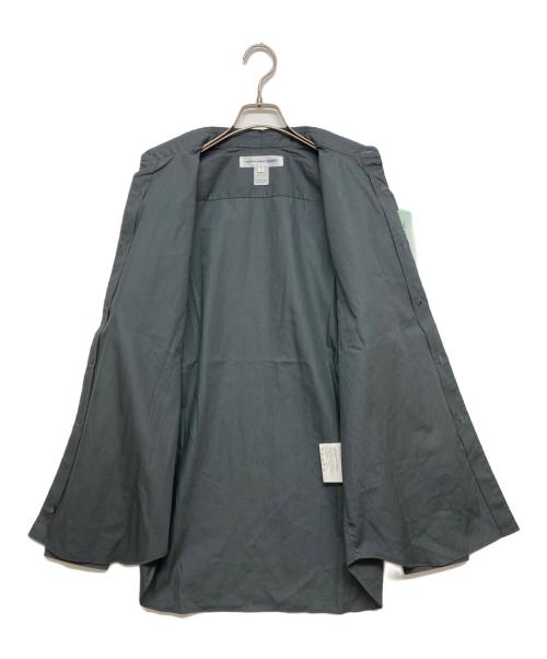COMME des GARCONS SHIRT（コムデギャルソンシャツ）COMME des GARCONS SHIRT (コムデギャルソンシャツ) Cotton Poplin Shirt Narrow Classic A/シャツ グレー サイズ:SIZE S 未使用品の古着・服飾アイテム