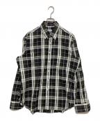 Errico Formicolaエリコフォルミコラ）の古着「チェックシャツ」｜ブラウン
