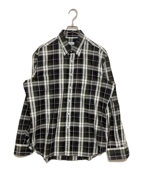 Errico Formicola（エリコフォルミコラ）Errico Formicola (エリコフォルミコラ) チェックシャツ ブラウン サイズ:SIZE XLの古着・服飾アイテム