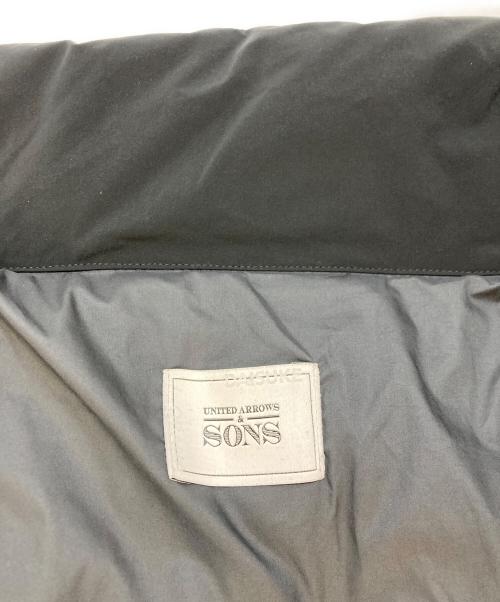 UNITED ARROWS & SONS by DAISUKE OBANA（ユナイテッドアローズ＆サンズ バイ ダイスケ オバナ）UNITED ARROWS & SONS by DAISUKE OBANA (ユナイテッドアローズ＆サンズ バイ ダイスケ オバナ) ダウンジャケット　5525-199-0579 ブラック サイズ:SIZE Lの古着・服飾アイテム