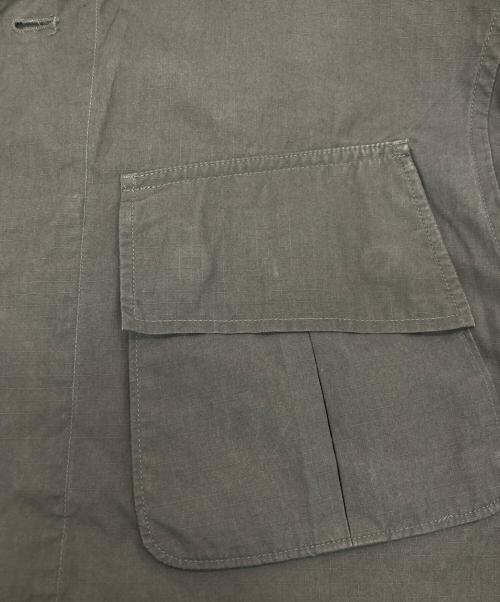 AURALEE（オーラリー）AURALEE (オーラリー) WASHED FINX RIPSTOP FATIGUE JACKET/ウォッシュド フィンクス リップストップ ファティーグ ジャケット グレー サイズ:SIZE4の古着・服飾アイテム