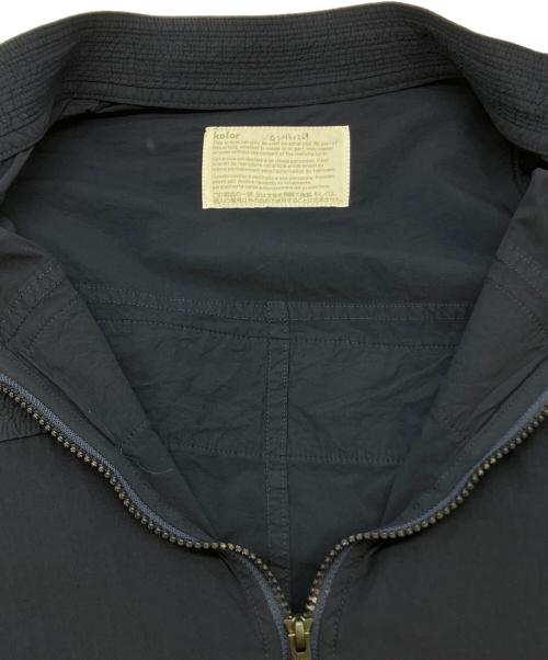 KOLOR（カラー）KOLOR (カラー) ナイロンジップデザインジャケット ネイビー サイズ:SIZE3の古着・服飾アイテム