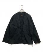 KAPITALキャピタル）の古着「Rip Stop Aviator KAKASHI Shirt/リップストップ・アビエーター・カカシシャツ」｜ブラック