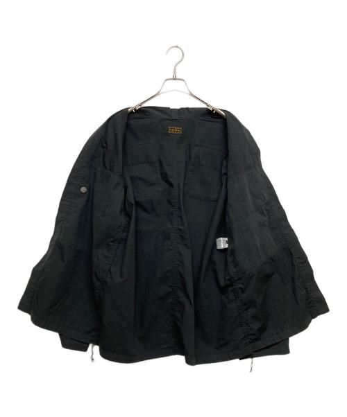 KAPITAL（キャピタル）KAPITAL (キャピタル) Rip Stop Aviator KAKASHI Shirt/リップストップ・アビエーター・カカシシャツ ブラック サイズ:SIZE XLの古着・服飾アイテム