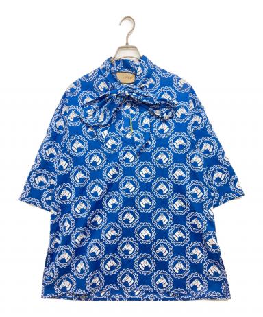 中古・古着通販】GUCCI (グッチ) コットンモスリン ホース プリント