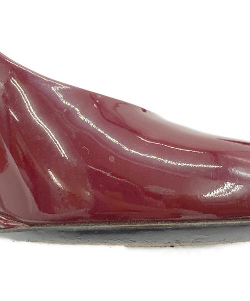 LOUIS VUITTON（ルイ ヴィトン）LOUIS VUITTON (ルイ ヴィトン) パドロックヒールパンプス ボルドー サイズ:SIZE 36 1/2の古着・服飾アイテム