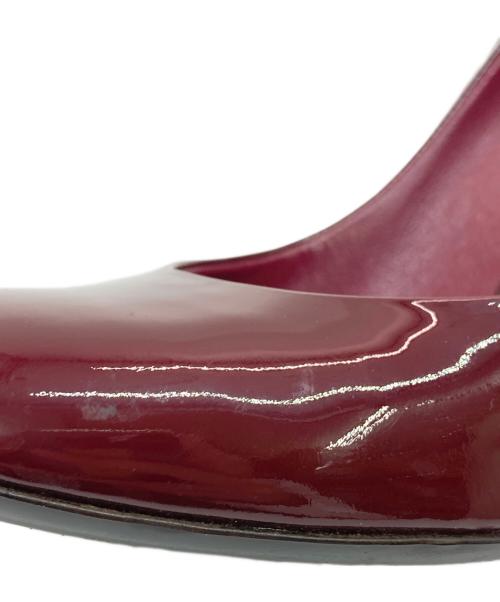 LOUIS VUITTON（ルイ ヴィトン）LOUIS VUITTON (ルイ ヴィトン) パドロックヒールパンプス ボルドー サイズ:SIZE 36 1/2の古着・服飾アイテム