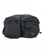 PORTERポーター）の古着「HIP BAG/ボディーバッグ」｜ブラック