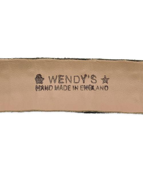 Wendy's（ウェンディーズ）Wendy's (ウェンディーズ) 2連スタッズベルト ブラック サイズ:実寸サイズをご参照下さい。の古着・服飾アイテム