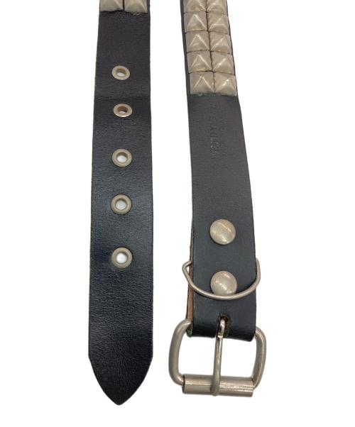 Wendy's（ウェンディーズ）Wendy's (ウェンディーズ) 2連スタッズベルト ブラック サイズ:実寸サイズをご参照下さい。の古着・服飾アイテム