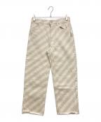 MARNIマルニ）の古着「Cream Wide-leg jeans」｜ベージュ