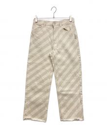 MARNI（マルニ）の古着「Cream Wide-leg jeans」｜ベージュ