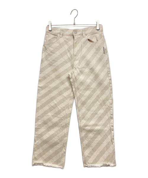 MARNI（マルニ）MARNI (マルニ) Cream Wide-leg jeans ベージュ サイズ:SIZE38の古着・服飾アイテム
