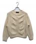 CABAN（キャバン）の古着「ウール リーフハンドクルーネックプルオーバー　59-02-24-02009」｜ベージュ