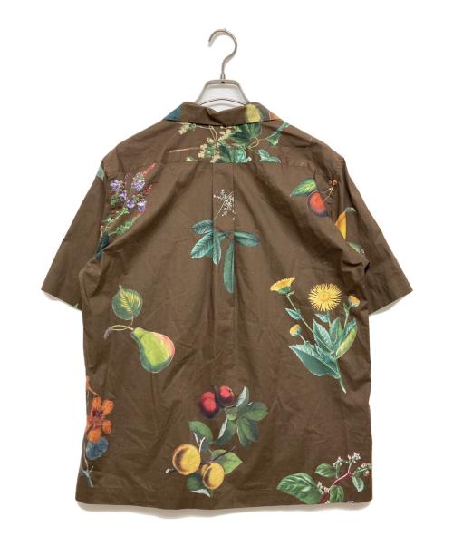 CABAN（キャバン）CABAN (キャバン) Green Showerプリント ハーフスリーブシャツ ブラウン サイズ:SIZE Sの古着・服飾アイテム