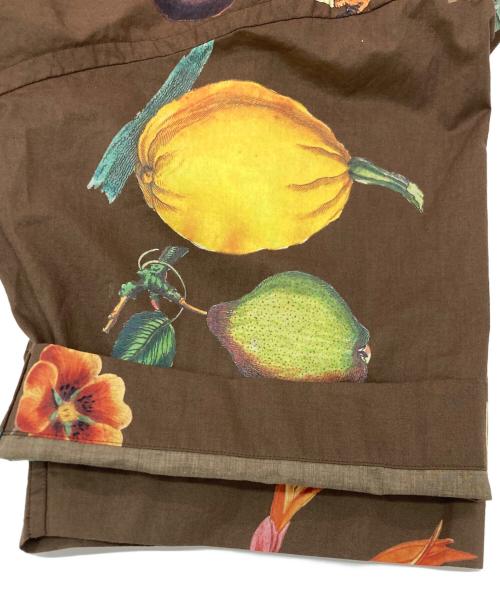 CABAN（キャバン）CABAN (キャバン) Green Showerプリント ハーフスリーブシャツ ブラウン サイズ:SIZE Sの古着・服飾アイテム