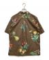 CABAN (キャバン) Green Showerプリント ハーフスリーブシャツ ブラウン サイズ:SIZE S：23000円