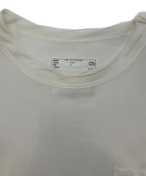 sacai（サカイ）sacai (サカイ) 半袖Tシャツ ホワイト サイズ:SIZE2の古着・服飾アイテム