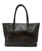 MOTHERHOUSEマザーハウス）の古着「アンティーク キャリア トートバッグ」｜ブラウン