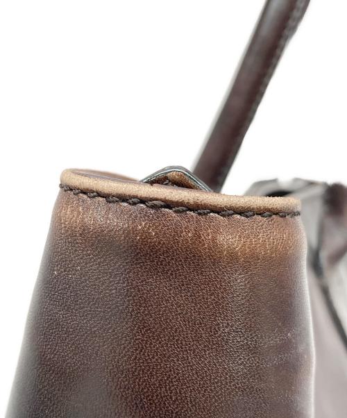 MOTHERHOUSE（マザーハウス）MOTHERHOUSE (マザーハウス) アンティーク キャリア トートバッグ ブラウン サイズ:実寸サイズをご参照下さい。の古着・服飾アイテム