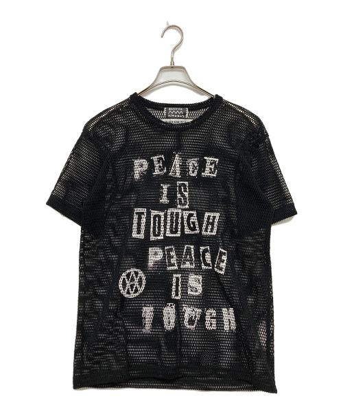 COMME des GARCONS（コムデギャルソン）COMME des GARCONS (コムデギャルソン) RAGGED KINGDOM (ラギッド キングダム) TRADING MUSEUM (トラディング ミュージアム) メッシュTシャツ ブラック サイズ:SIZE Lの古着・服飾アイテム