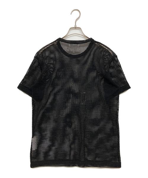 COMME des GARCONS（コムデギャルソン）COMME des GARCONS (コムデギャルソン) RAGGED KINGDOM (ラギッド キングダム) TRADING MUSEUM (トラディング ミュージアム) メッシュTシャツ ブラック サイズ:SIZE Lの古着・服飾アイテム