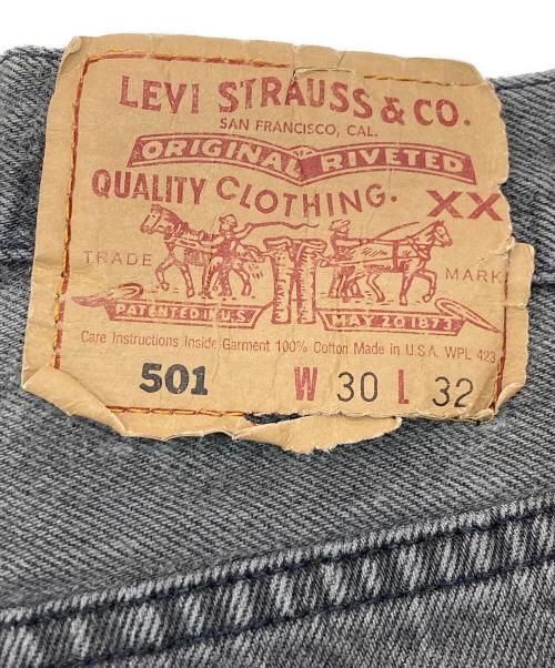 LEVI'S（リーバイス）LEVI'S (リーバイス) 90S 後染 ブラックデニムパンツ グレー サイズ:SIZE W30×L32の古着・服飾アイテム