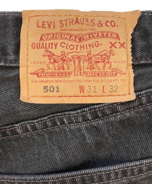 LEVI'S（リーバイス）LEVI'S (リーバイス) 後染 ブラックデニムパンツ ブラック サイズ:SIZE W31 L32の古着・服飾アイテム