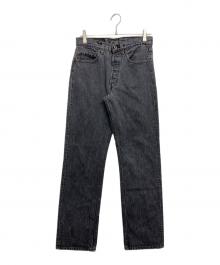 LEVI'S（リーバイス）の古着「先染 ブラックデニムパンツ」｜グレー